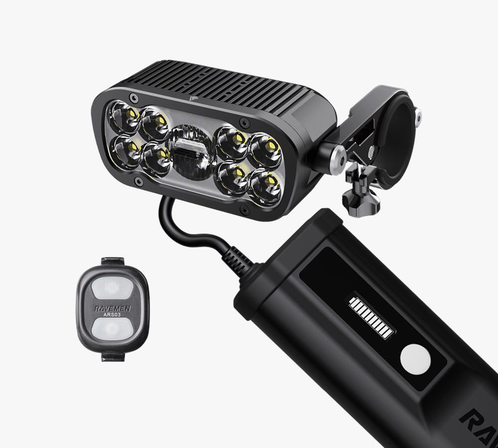 Ravemen XR6000 akkumulátoros első lámpa
