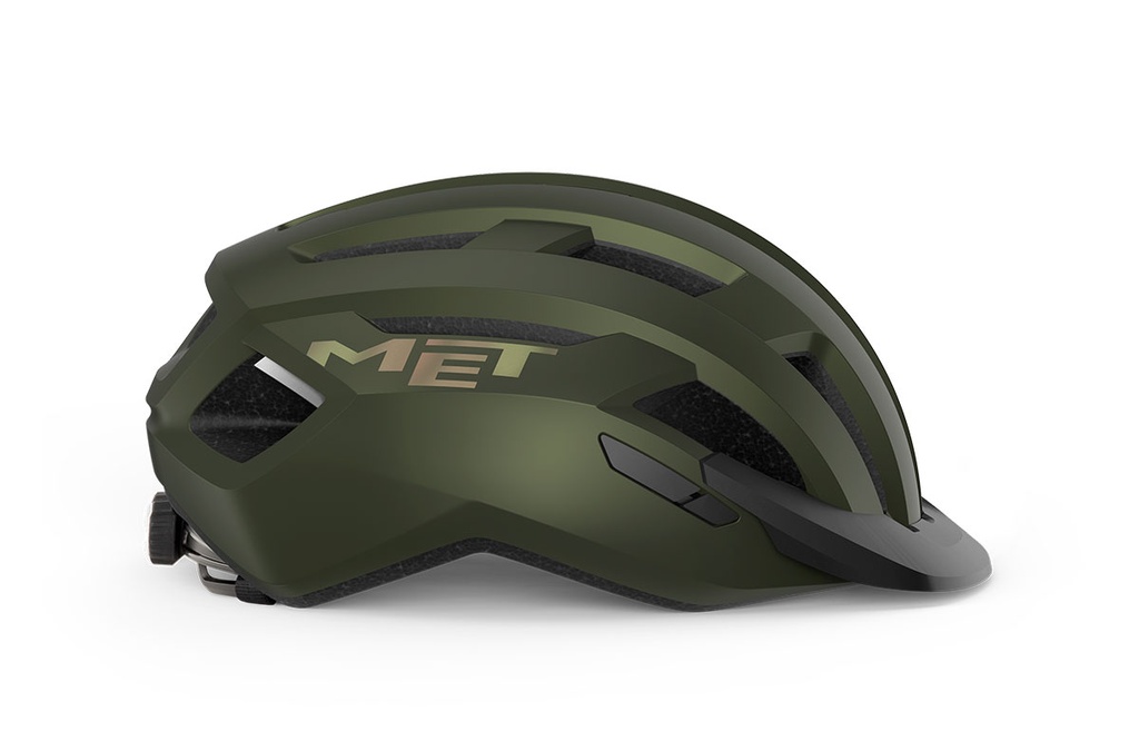 MET Allroad kerékpáros sisak [matt oliva-iridescent, 58-61 cm (L)]