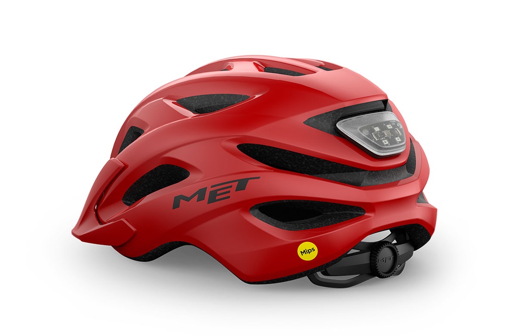 MET Crossover New kerékpáros sisak [matt piros, 52-59 cm (Uni)]