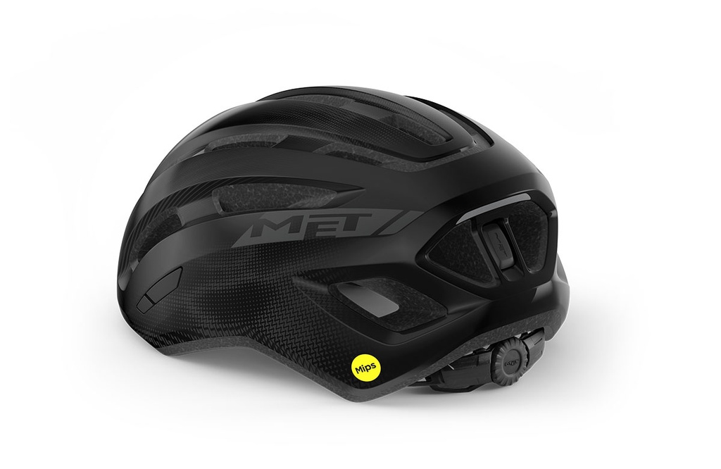 MET Miles Mips kerékpáros sisak [fényes fekete, 58-61 cm (M/L)]