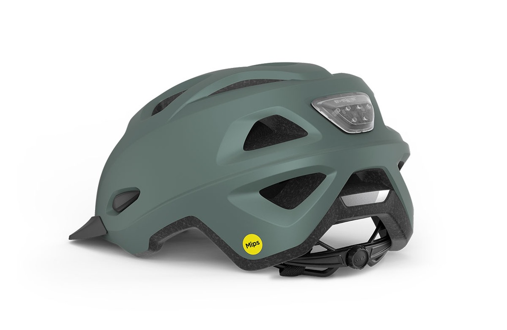 MET Mobilite Mips kerékpáros sisak [hamvaszöld, 52-57 cm (S/M)]