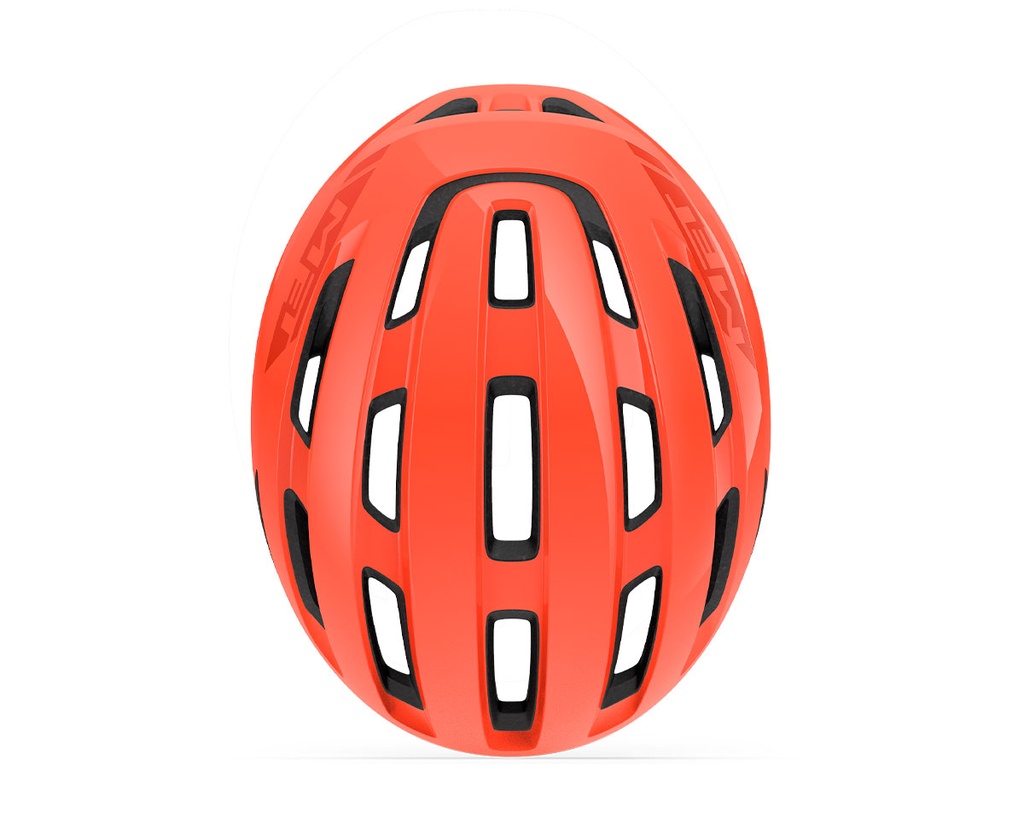 MET Miles kerékpáros sisak [fényes korall, 52-58 cm (S/M)]