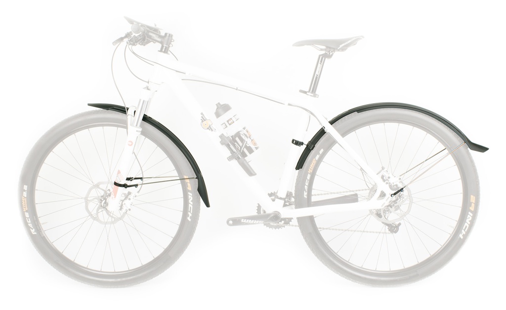 SKS-Germany Velo 65 Mountain 29" sárvédő szett pálcával [fekete]