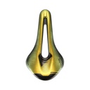 Selle San Marco Shortfit 2.0 Open-Fit Racing Iridescent Gold nyereg [155 mm, 255 mm]