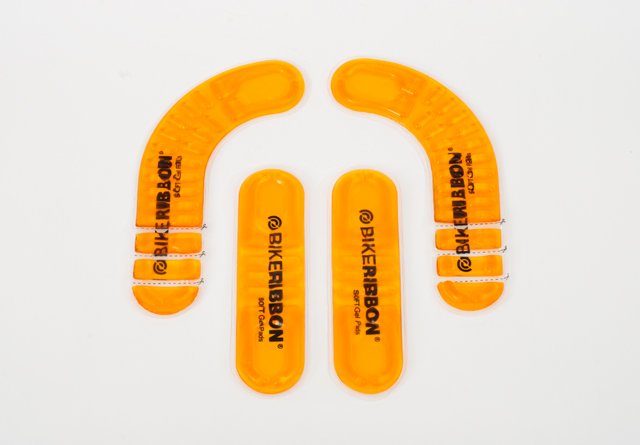 Bike Ribbon Soft Gel Pads kormánybandázs alátét [narancs]