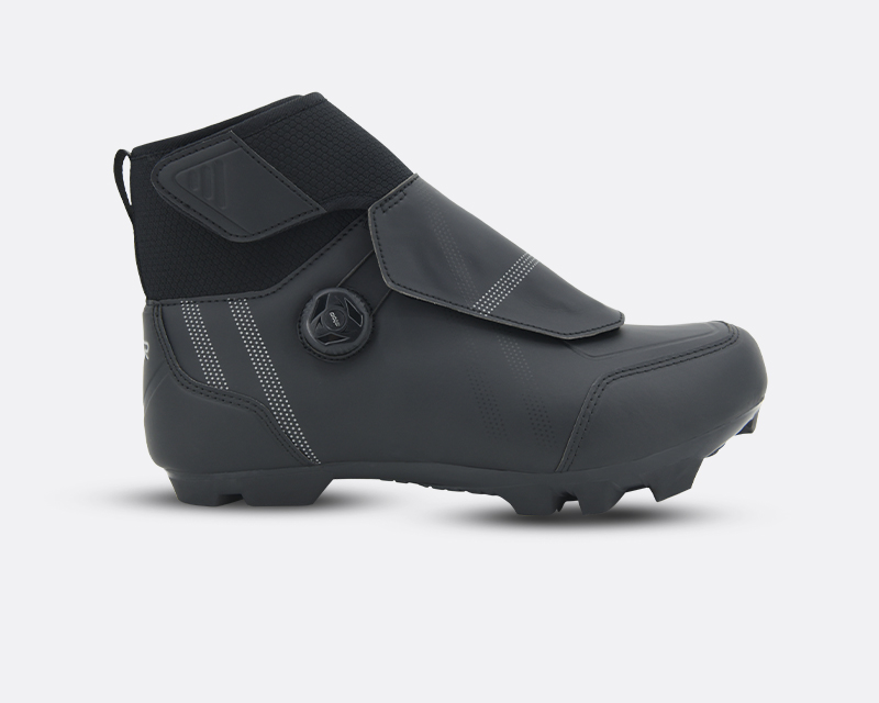 FLR Defender II Pro Dial MTB téli kerékpáros cipő [fekete, 44]