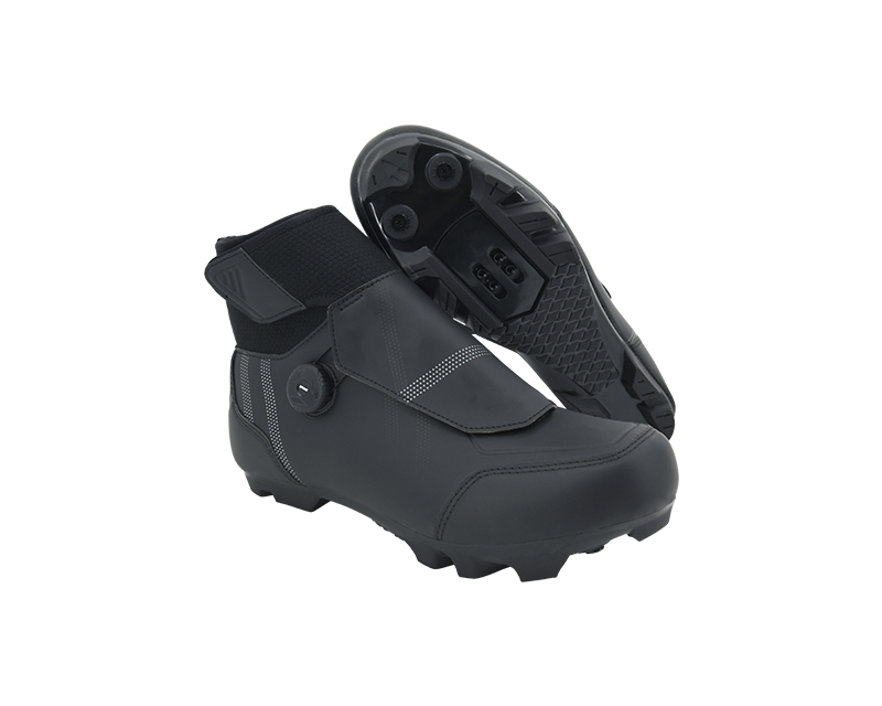 FLR Defender II Pro Dial MTB téli kerékpáros cipő [fekete, 47]