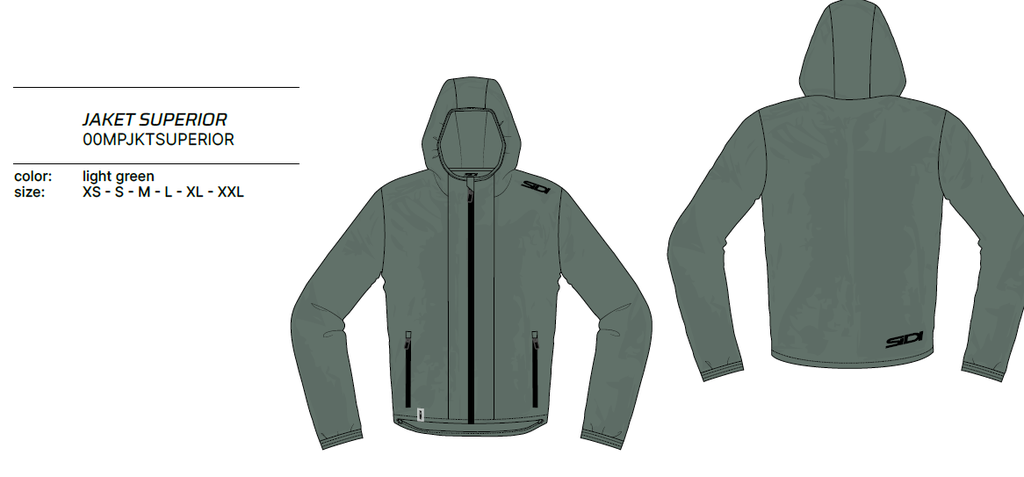 SIDI Superior Jacket dzseki [világoszöld, XL]
