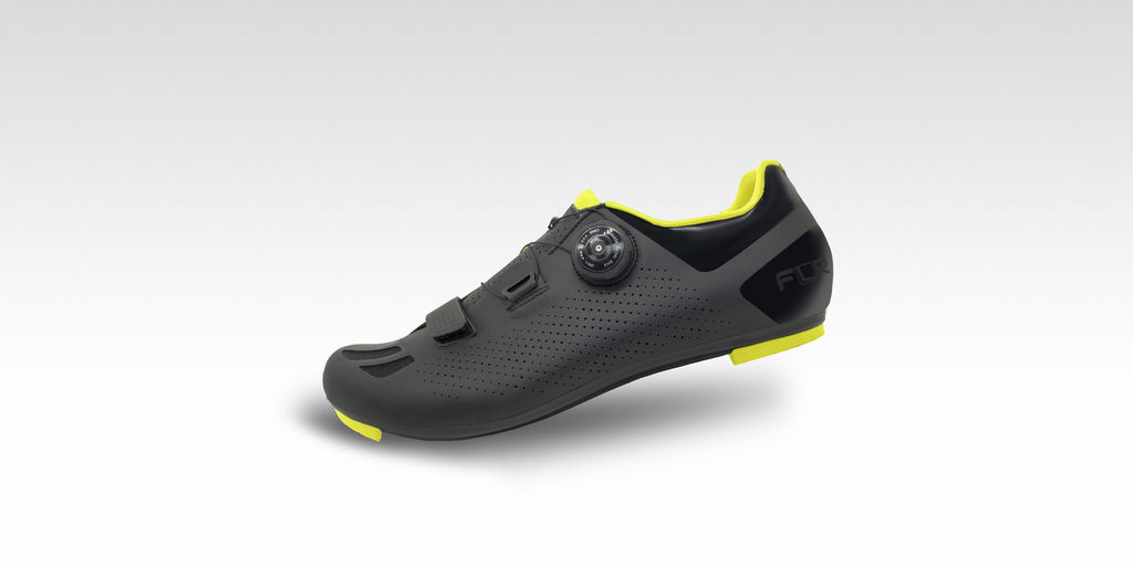 FLR F-11 országúti cipő [fekete-neon sárga, 40]