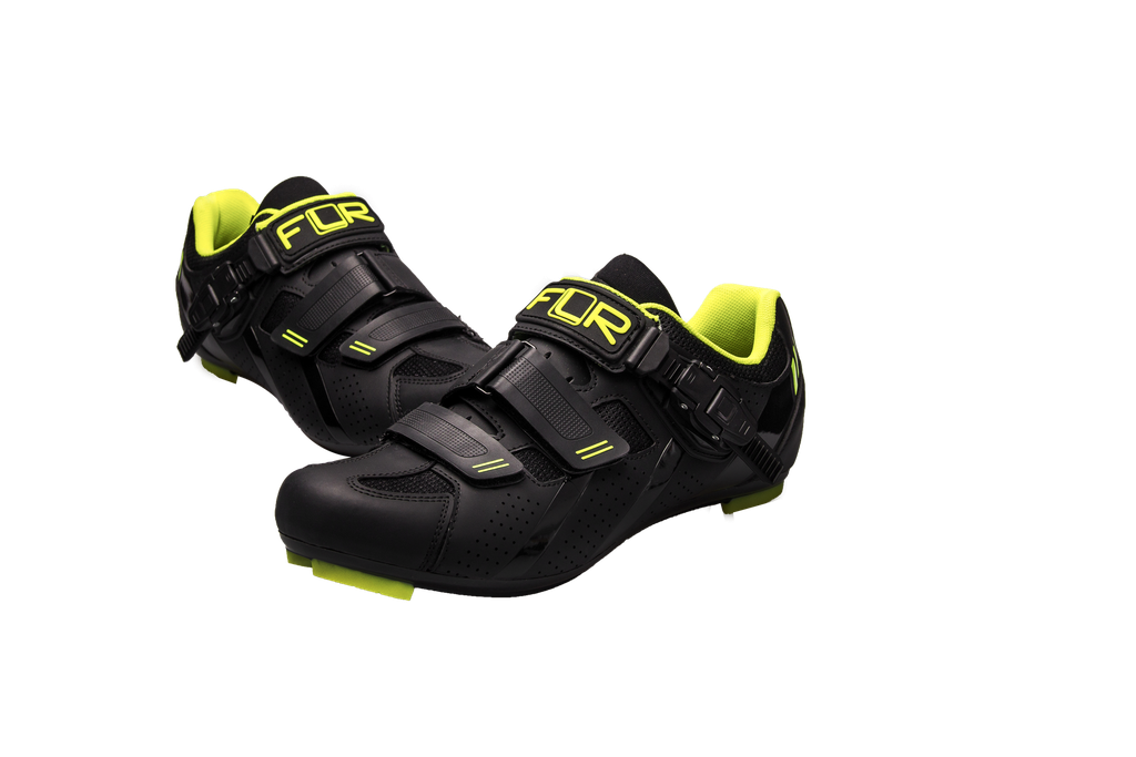 FLR F-15 III országúti cipő [fekete-neon sárga, 40]