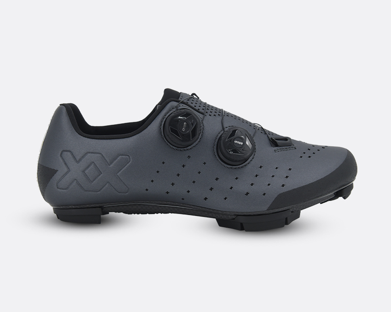 FLR FX9 MTB cipő [metálszürke, 47]