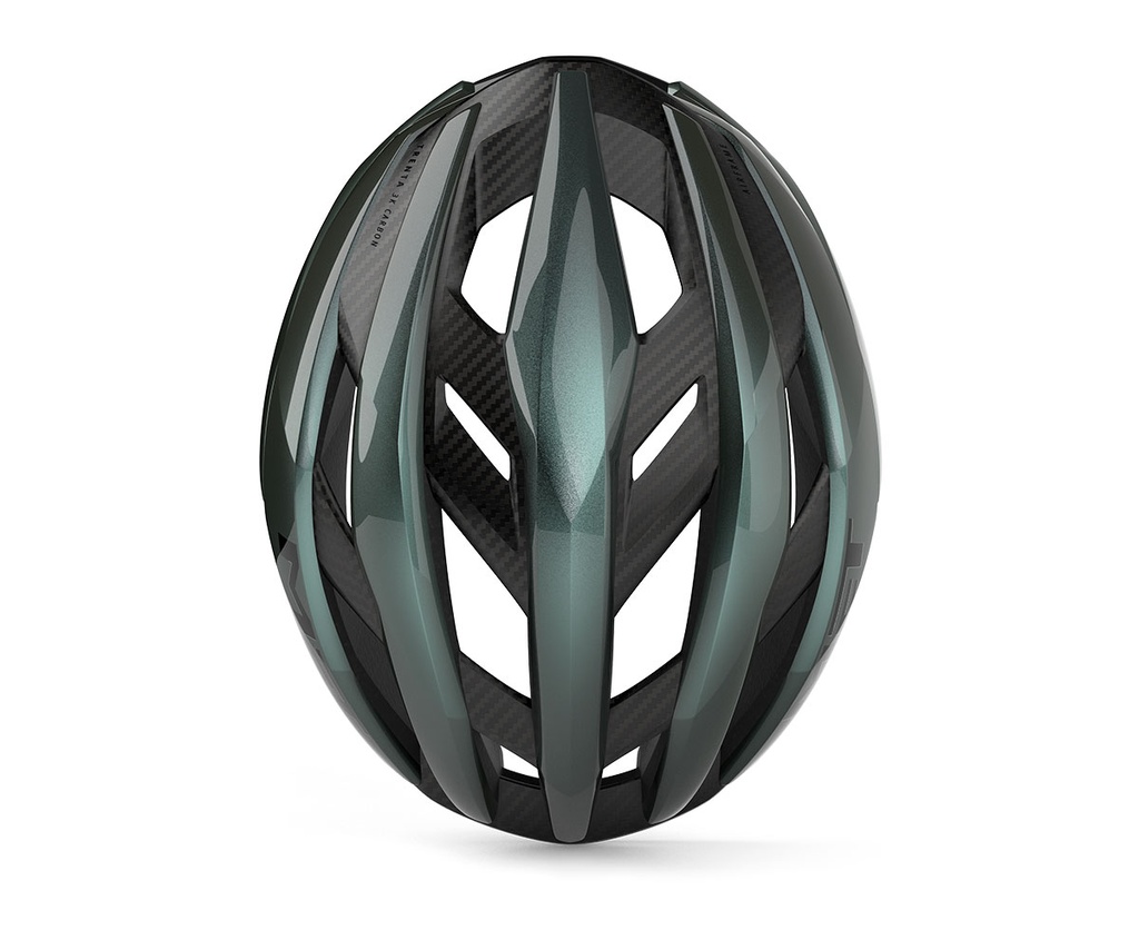 MET New Trenta 3K Carbon kerékpáros sisak [teal, 56-58 cm (M)]