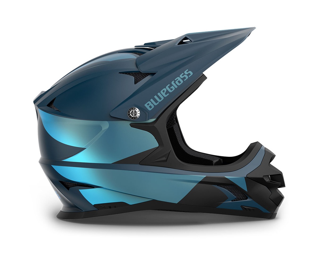 Bluegrass Intox fullface kerékpáros sisak [matt kék, 58-60 cm (L)]