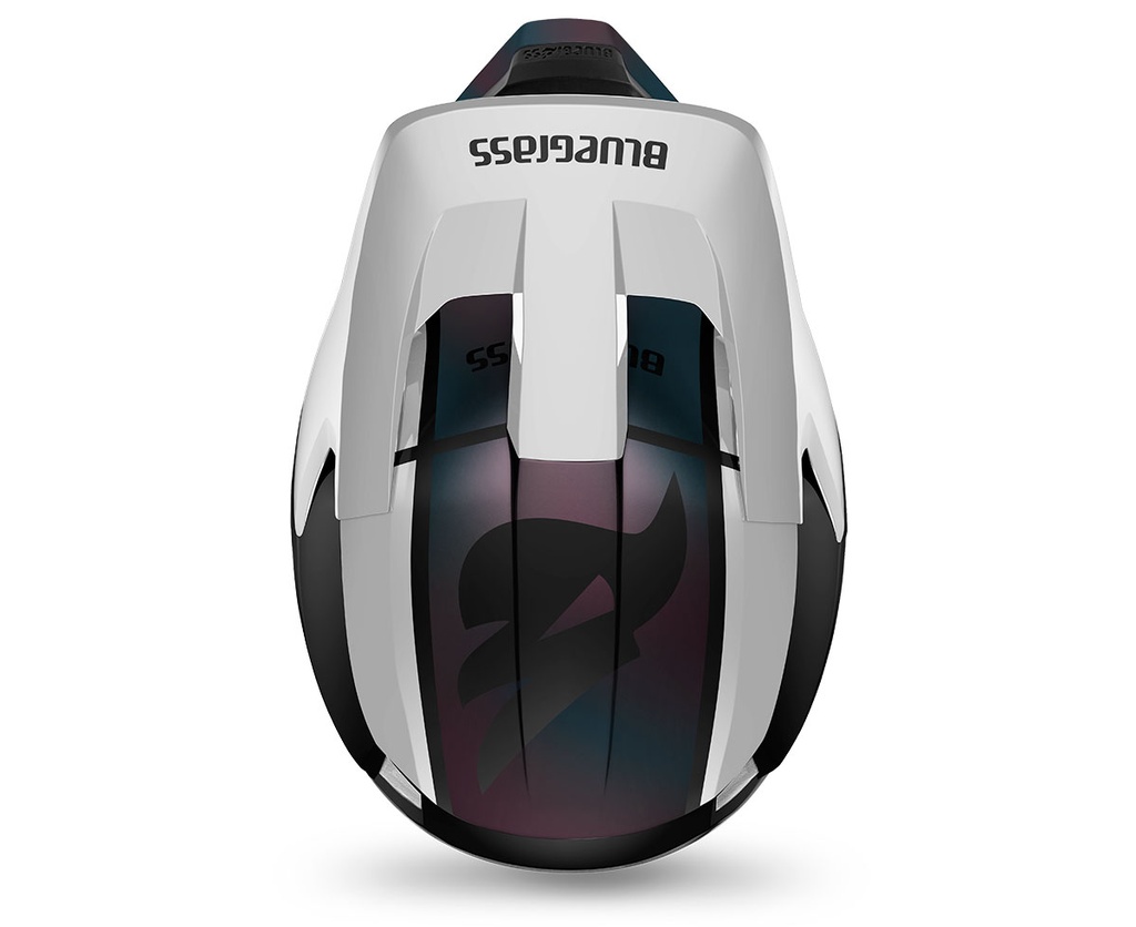 Bluegrass Legit fullface kerékpáros sisak [matt fehér-iridescent, 54-56 cm (S)]