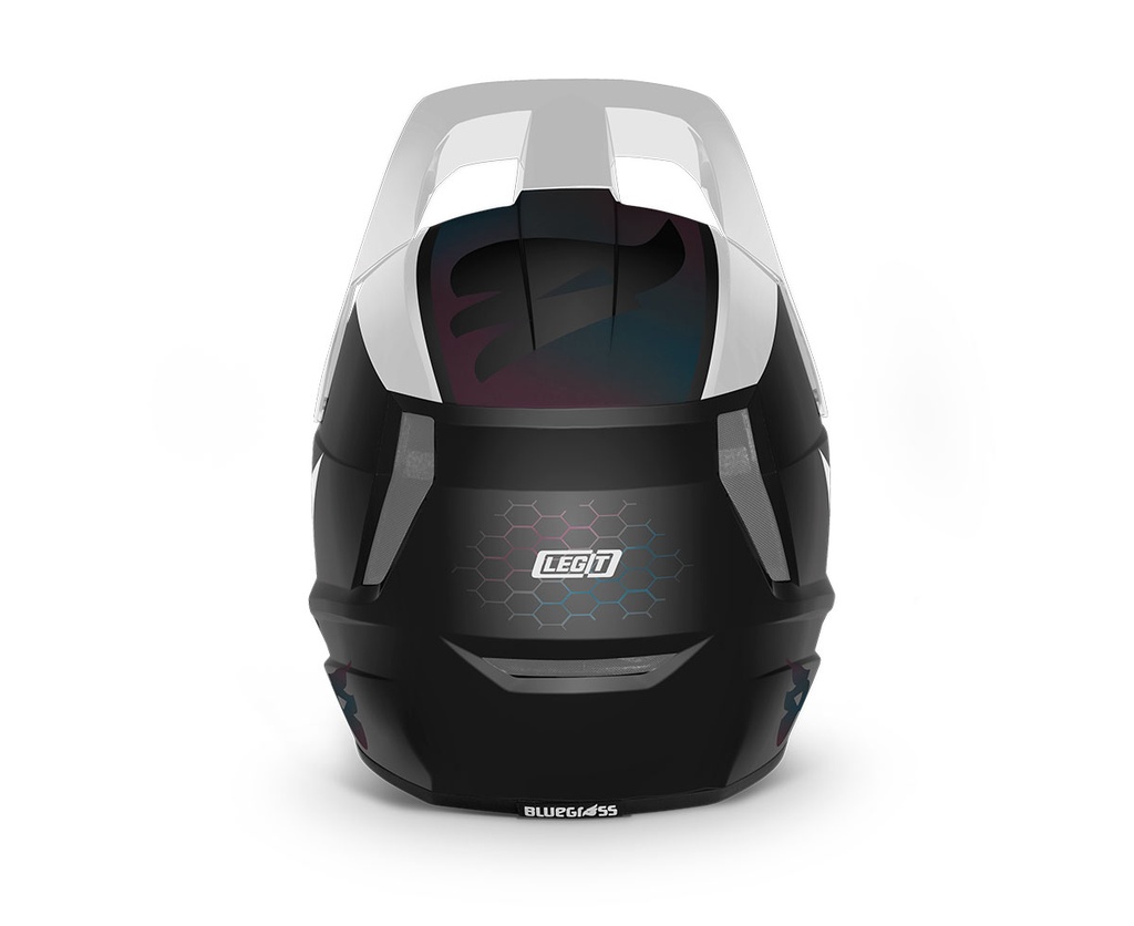 Bluegrass Legit fullface kerékpáros sisak [matt fehér-iridescent, 54-56 cm (S)]