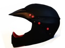 Safety Labs Stamina fullface kerékpáros sisak [matt fekete-piros, 55-58 cm (M)]