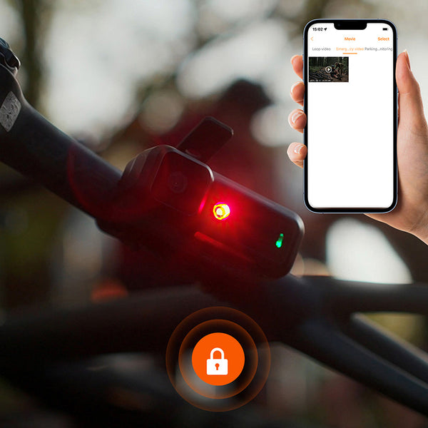 Ravemen NT301 kamerás akkumulátoros hátsó lámpa