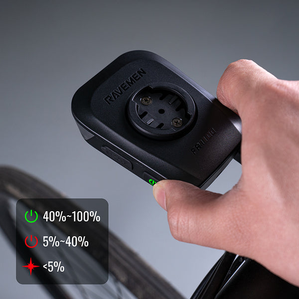 Ravemen FR1100 akkumulátoros első lámpa Garmin/IGPSport GPS konzolra
