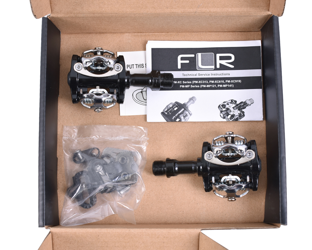 FLR XC-919 patent pedál [fekete-ezüst]