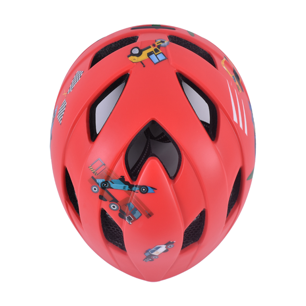 Safety Labs Dino Light gyermek kerékpáros sisak [piros, 48-53 cm (S)]
