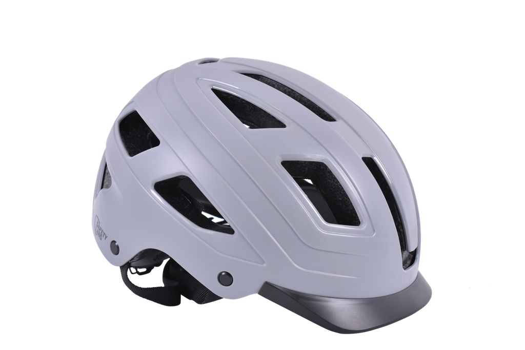 Safety Labs E-Bahn kerékpáros sisak [matt szürke, 55-58 cm (M)]