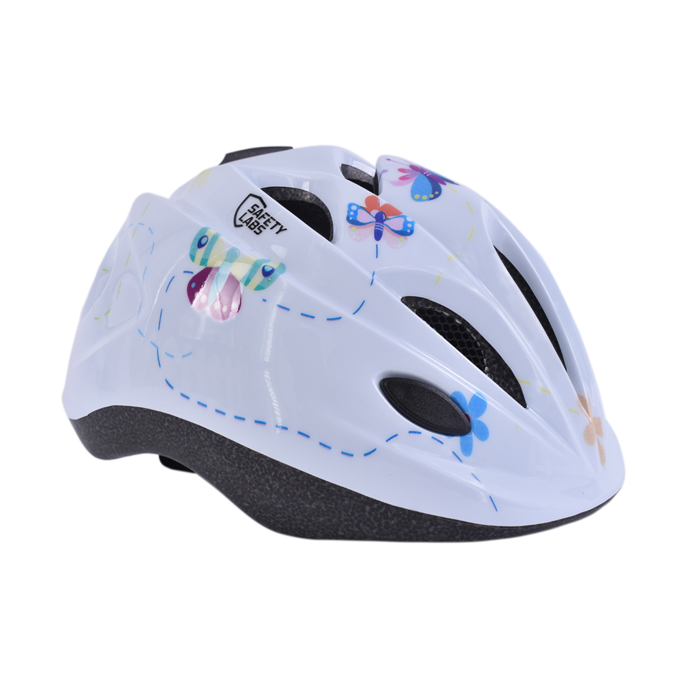 Safety Labs Jasmine gyermek kerékpáros sisak [fehér, 48-56 cm (S)]