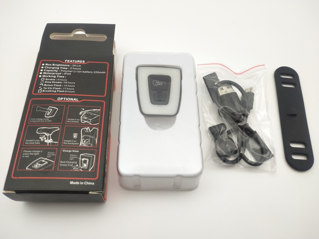 Safety Labs LED 1 akkumulátoros hátsó lámpa