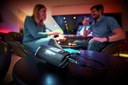Trelock LS760 I-GO Vision + LS740 Vector Signal akkumulátoros első+hátsó lámpa