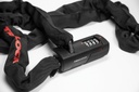 Trelock BC 480 110-7 számzáras láncos zár [fekete-piros, 110 cm]