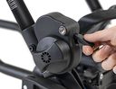 Menabo Clover DX Black jobb oldali kerékpárszállító tetőcsomagtartóra [fekete]