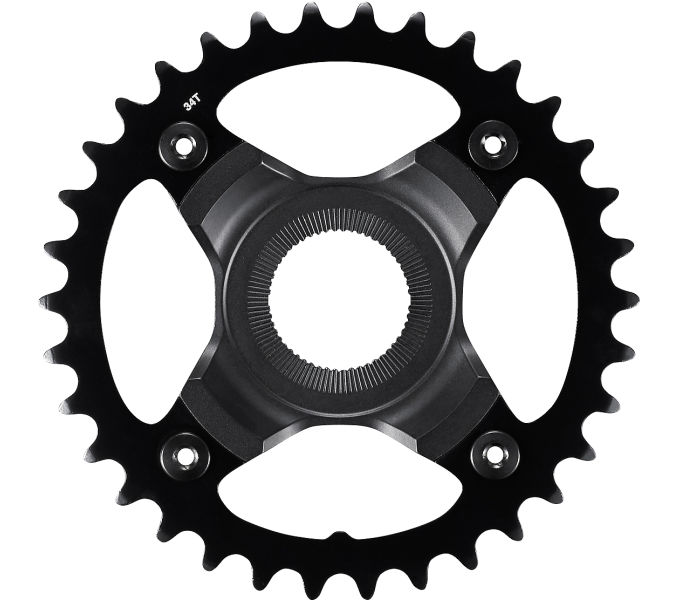 SHIMANO CHAINRING, SM-CRE70-B, 34T W/O CG, FOR CHAIN LINE 53MM, IND.PACK