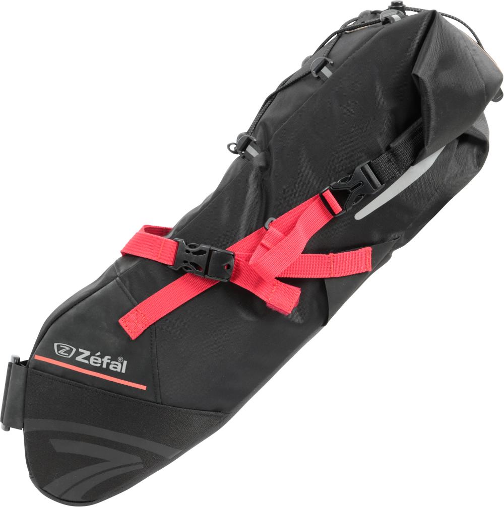 NYEREGTÁSKA ZEFAL Z-ADVENTURE R11 GRAVEL TÚRATÁSKA 5-11L 5KG-IG FEKETE 520G{2/4}