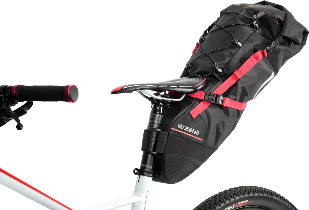 NYEREGTÁSKA ZEFAL Z-ADVENTURE R17 GRAVEL TÚRATÁSKA 8-17L 5KG-IG FEKETE 620G{2/4}