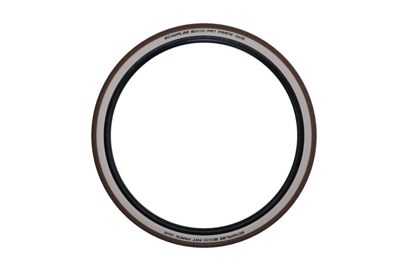 KÖP 26X2,35 (60-559) SCHWALBE FAT FRANK HS375 BARNA / FEHÉR REFLEXCSÍKOS