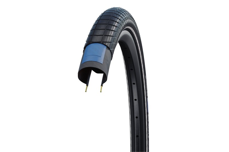 KÖP 28X2,35 (60-622) SCHWALBE BIG APPLE HS430 FEKETE REFLEXCSÍKOS