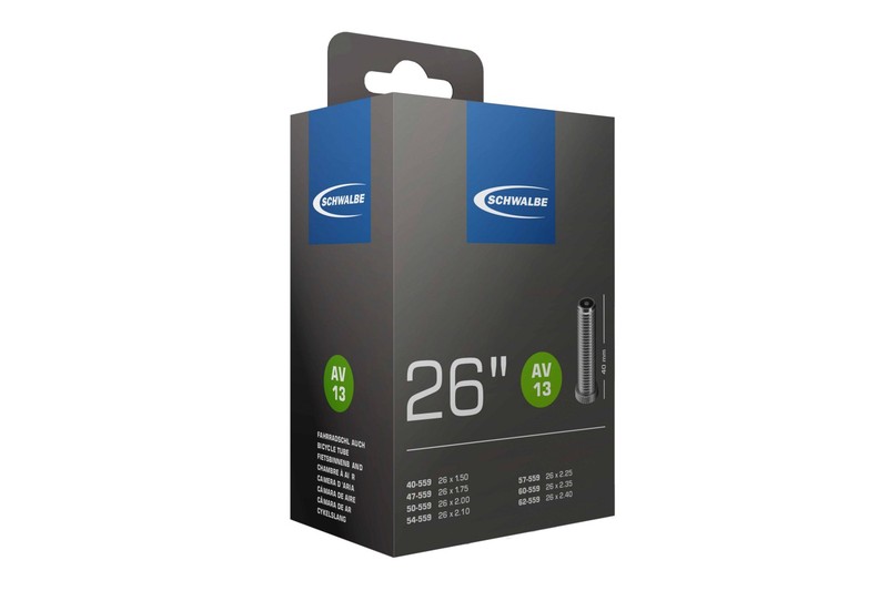 TÖM 26X1,50-2,50 (40/62-559) SCHWALBE AV13 - 40MM DOBOZOS