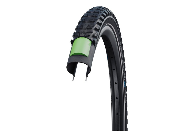 KÖP 700X38C (40-622) 28X1,50 SCHWALBE MARATHON 365 HS475 FEKETE REFLEXCSÍKOS