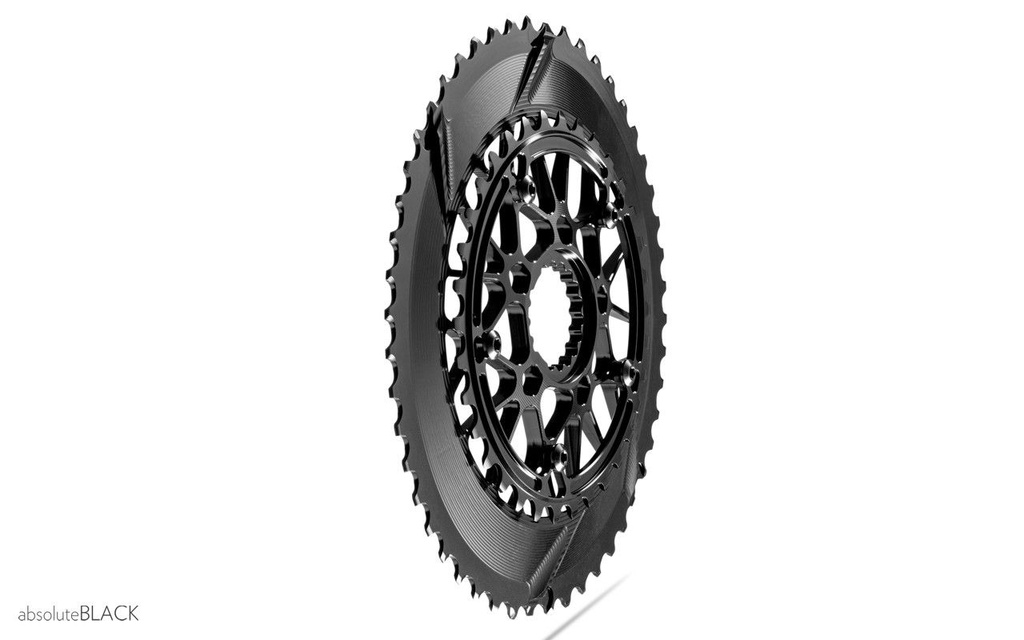 Lánckerék Országúti OVAL SpideRing direct mount Cannondale fekete 52/36 szett