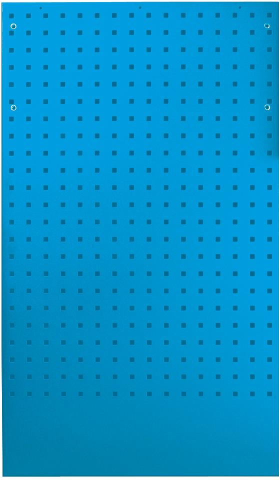 Werkzeuglochwand blau quadratische Lochung MO-52035