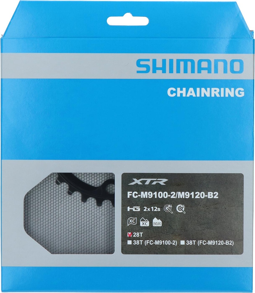 SHIMANO FCM9100 CHAINRING 28T-BH FOR 38-28T