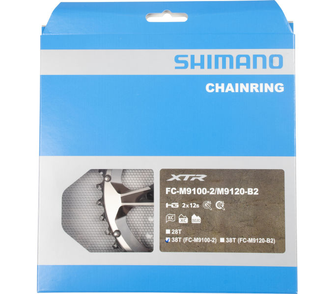 SHIMANO FC-M9100-2 CHAINRING 38T-BH FOR 38-28T