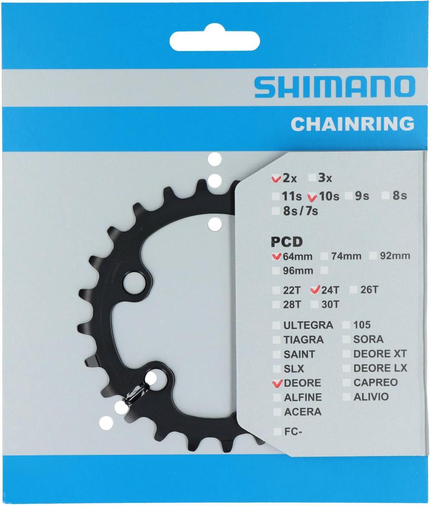 SHIMANO FC-M6000 CHAINRING 24T-BE FOR 34-24T