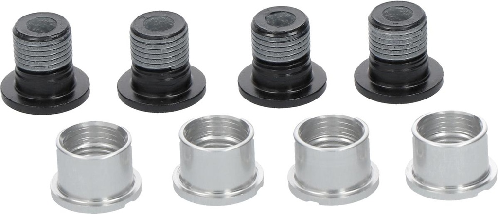 SHIMANO FC-M6000 GEAR FIXING BOLT M8X8.5/1 UNIT =4PCS. & NUT 1 UNIT=4PCS