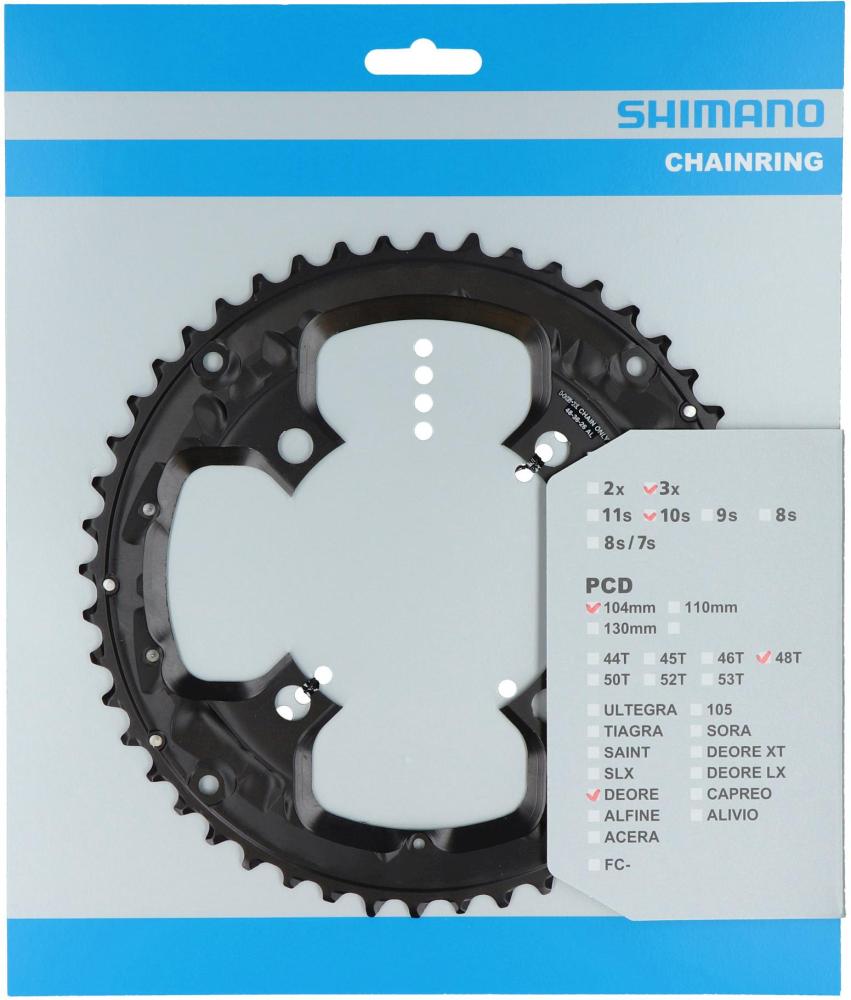 SHIMANO FC-T6010 CHAINRING 48T FOR CHAIN GUARD BLACK