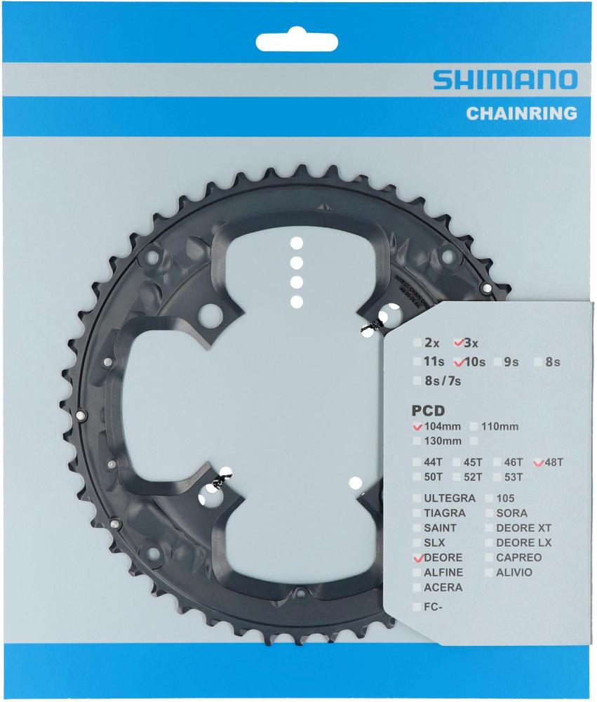 SHIMANO FC-T6010 CHAINRING 48T S FOR CHAIN GUARDSILVER