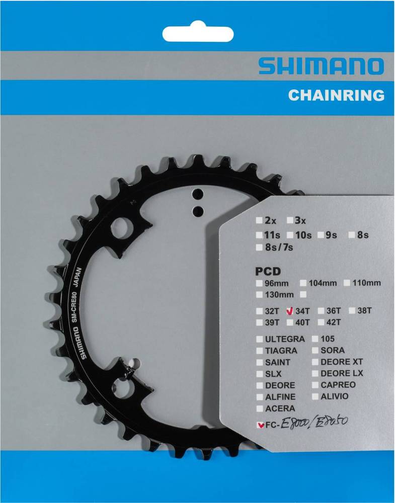 SHIMANO SM-CRE80 CHAINRING 34T (SM-CRE80/SM-CRE80-B)