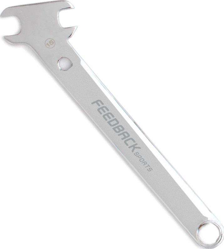 SZERSZÁM PEDÁLKULCS FEEDBACK SPORTS 15MM 2OLDALAS ÉLETGAR ACÉL 340G EZÜST{4/4}