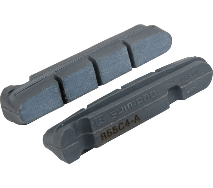 SHIMANO R55C4-A CARTRIDGE-TYPE BRAKE SHOE SET(PAIR) for CARBON