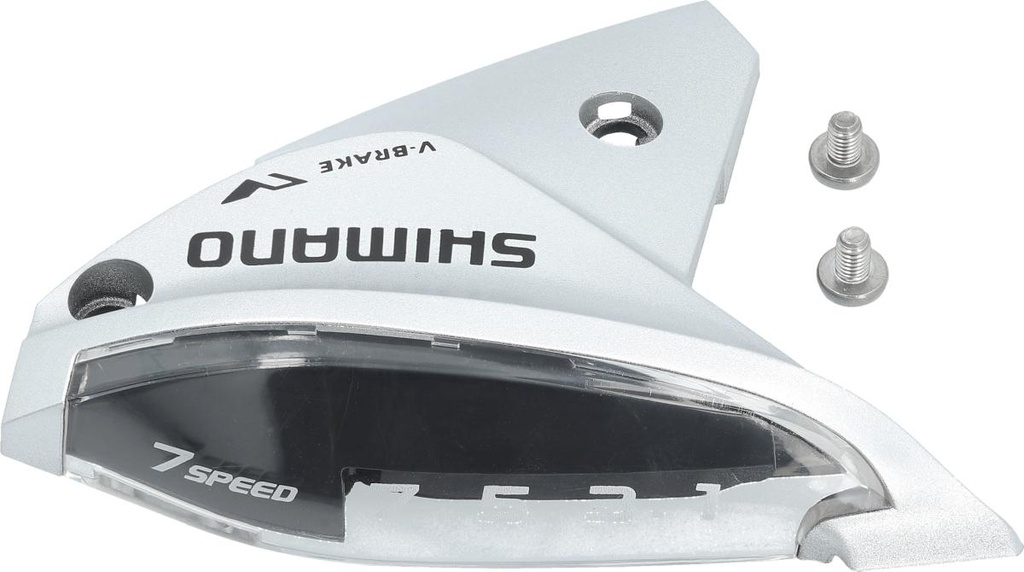 SHIMANO ST-EF510-7R2A UPPER COVER SILVE & FIXINGSCREWS