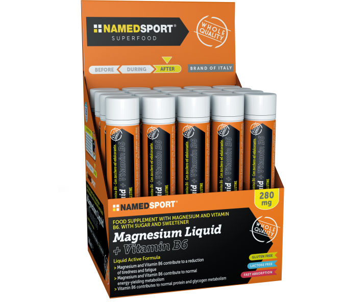 NAMEDSPORT MAGNESIUM LIQUID +VITAMIN B 20x25ml ital {3/4}